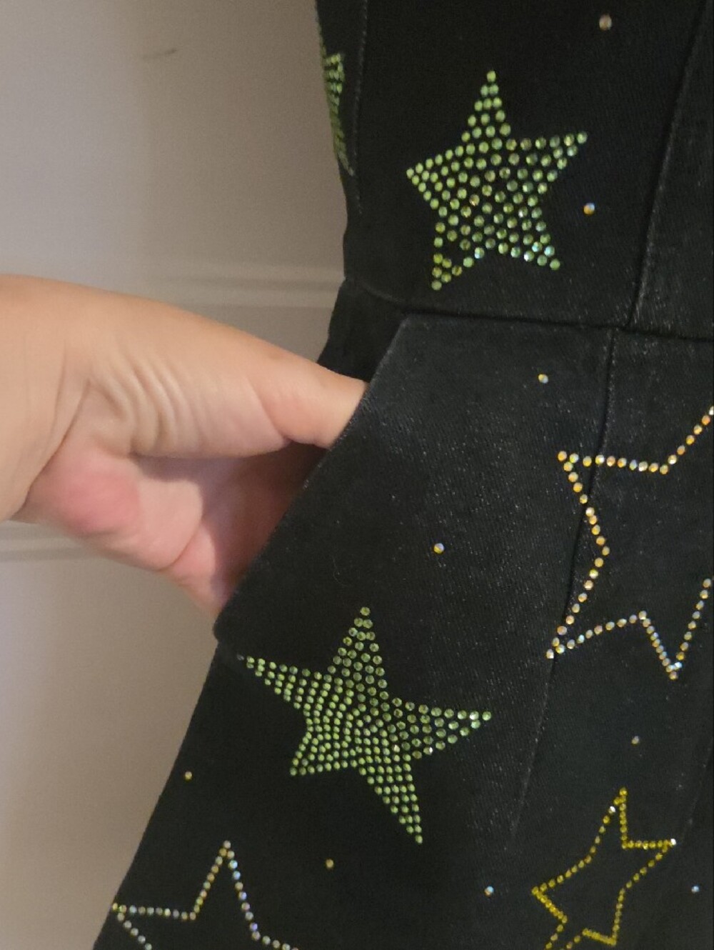 Nasty Gal Black Star Embellished Romper - Picture 4 of 11
